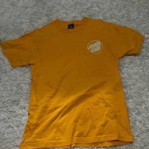santa cruz medium yellow shirt